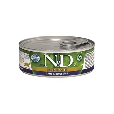 Farmina N&amp;D cat PRIME lamb &amp; blueberry konzerva 70 g