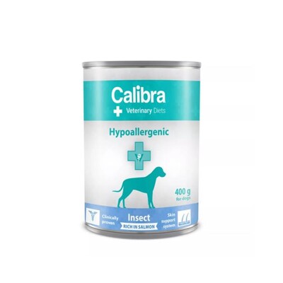 Calibra VD Dog Hypoallergenic  Insect&amp;Salmon konzerva  6 x 400 g