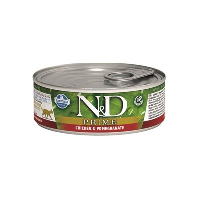 Farmina N&amp;D cat PRIME chicken &amp; pomegranate konzerva 70 g