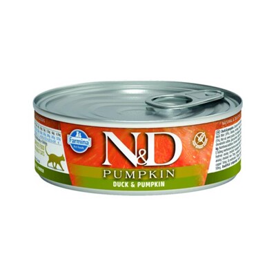 Farmina N&amp;D cat PUMPKIN &amp; duck konzerva 70 g