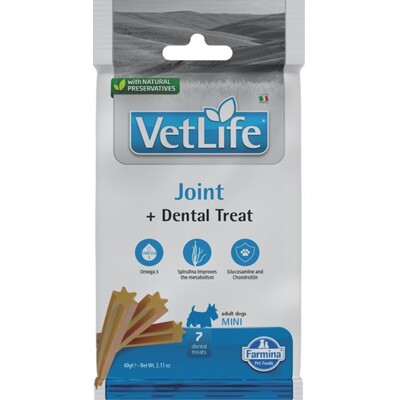 Pamlsok Farmina Vet Life Dog Joint  Adult Mini 60g