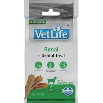 Pamlsok Farmina Vet Life Dog Renal Adult medium &amp; maxi 100g
