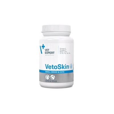 VetExpert VetoSkin small breed dog &amp; cat (Twist off) 60 cps