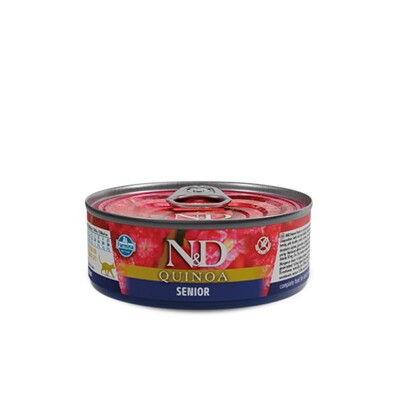 Farmina N&amp;D cat QUINOA senior lamb konzerva 80 g