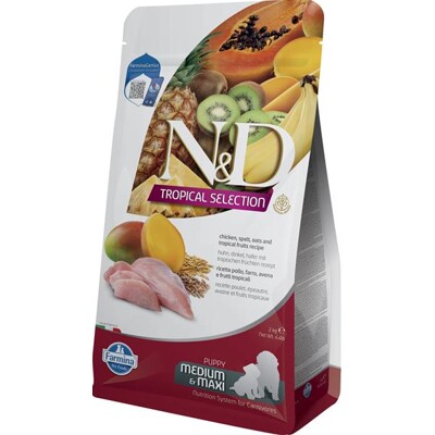Farmina N&amp;D dog TROPICAL SELECTION (AG) puppy med/maxi chicken 2 kg