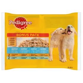 Mars PEDIGREE kapsička dog JUNIOR Multipack kura&amp;ryža v želé, hovädzie&amp;ryža v ...