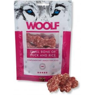 Pamlsok Woolf Dog Duck Bone Small &amp; Rice 100 g