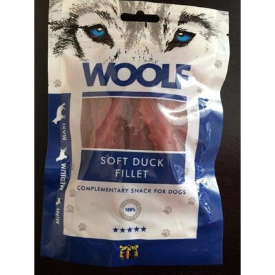 Pamlsok Woolf Dog Duck Jerky Soft Fillet 100 g