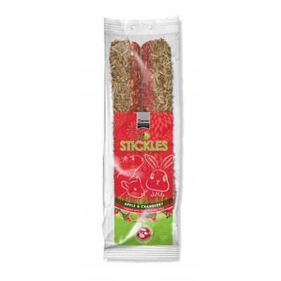 Pamlsok SUPREME hlodavce Stickle Apple &amp; Cranberry ZB 100g