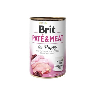 Brit Paté &amp; Meat Puppy 400 g konzerva