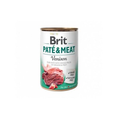 Brit Paté &amp; Meat Venison 400 g konzerva