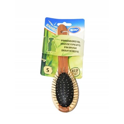 Hrebeň DUVO+ kefa Combo bambus kovová Small 19,5 x 5,5 cm