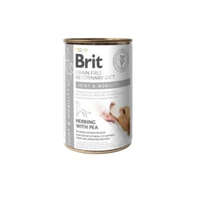 Brit Veterinary Diets GF dog Joint &amp; Mobility 400 g konzerva