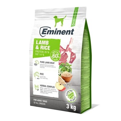Eminent Dog Lamb &amp; Rice NEW 3 kg