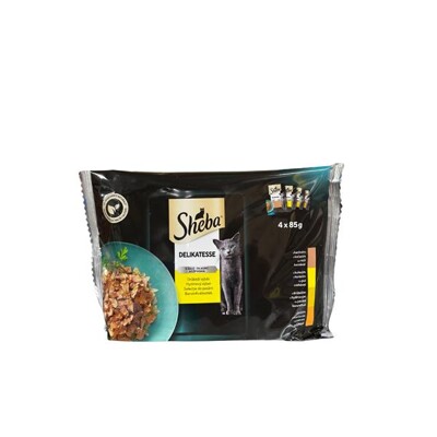 Mars SHEBA kapsička Hydinový výber v želé 4 x 85 g