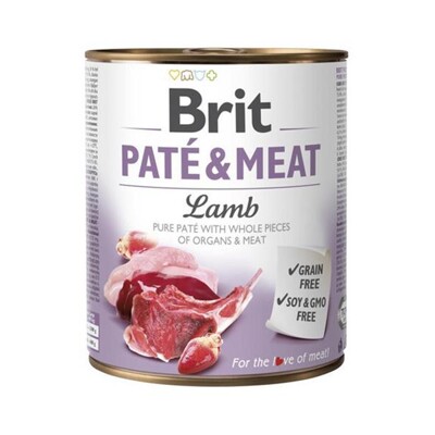 Brit Paté &amp; Meat Lamb 6 x 800 g konzerva