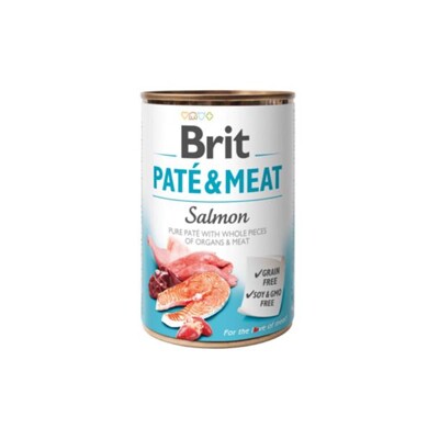 Brit Paté &amp; Meat Salmon 6 x 800 g konzerva