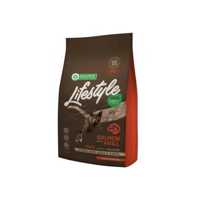 Natures P Lifestyle cat adult sterilised salmon &amp; krill 1,5 kg