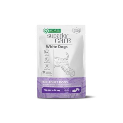 Natures P Superior care white dog adult all breeds tuna &amp; salmon kapsička 24 x...