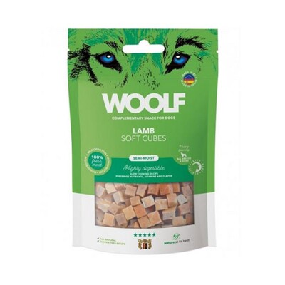 Pamlsok Woolf Dog Soft Cubes Lamb 100 g