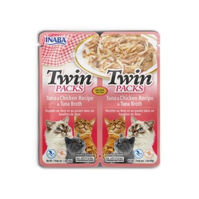 Inaba Twin Packs Cat Kapsička Tuniak &amp; Kura 80 g
