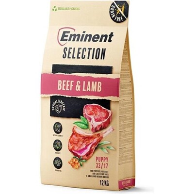 Eminent dog Selection Puppy Beef &amp; Lamb 12 kg