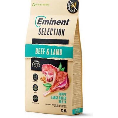 Eminent dog Selection Puppy Large Breed Beef &amp; Lamb 12 kg