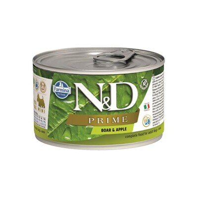 Farmina N&amp;D dog PRIME boar &amp; apple konzerva 140 g