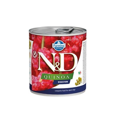 Farmina N&amp;D dog QUINOA digestion konzerva 285 g