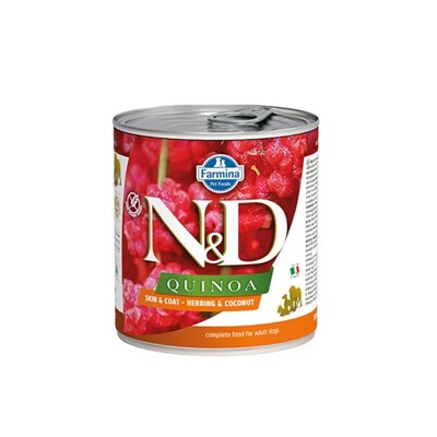 Farmina N&amp;D dog QUINOA herring &amp; coconut konzerva 285 g