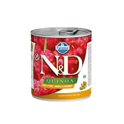 Farmina N&amp;D dog QUINOA quail &amp; coconut konzerva 285 g