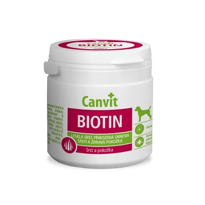 Canvit Biotin pre psy 100 tbl. 100 g (100 tbl)