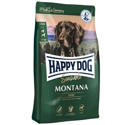 Happy Dog SUPER PREMIUM - Supreme SENSIBLE - Montana konské mäso a zemiaky / b...