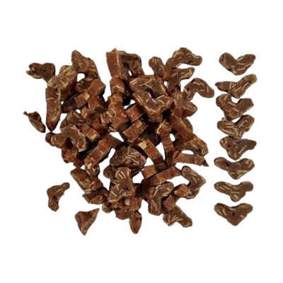 Pamlsok Salač Srdiečka králičie s treskou 100 g