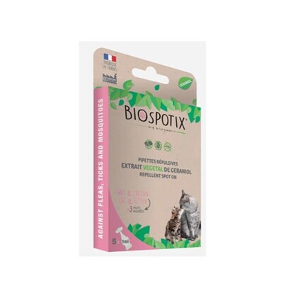 BIOGANCE Biospotix Cat spot-on s repelentným účinkom 5 x 1 ml  (od 3 mesiacov)...