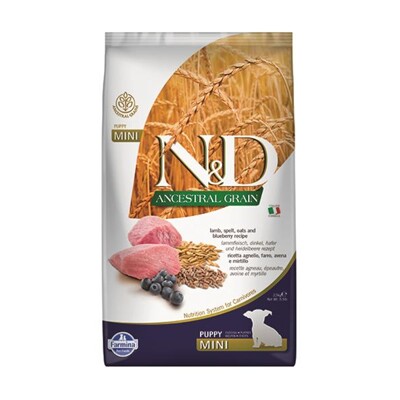 Farmina N&amp;D dog AG puppy mini, lamb, spelt, oats &amp; blueberry 2,5 kg (2,5 kg)