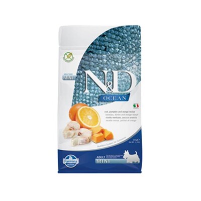 Farmina N&amp;D dog OCEAN PUMPKIN (GF) adult mini, codfish &amp; orange 0,8 kg