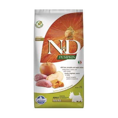 Farmina N&amp;D dog PUMPKIN (GF) adult mini, boar &amp; apple 7 kg