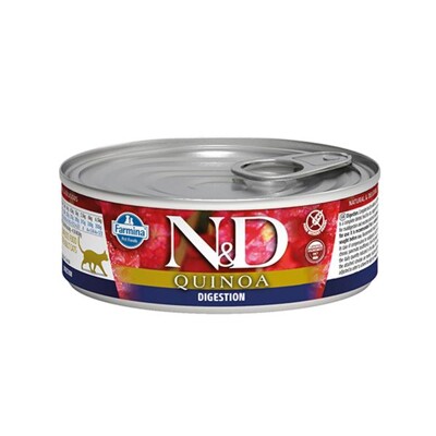 Farmina N&amp;D cat QUINOA digestion konzerva 80 g