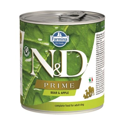 Farmina N&amp;D dog PRIME boar &amp; apple konzerva 285 g