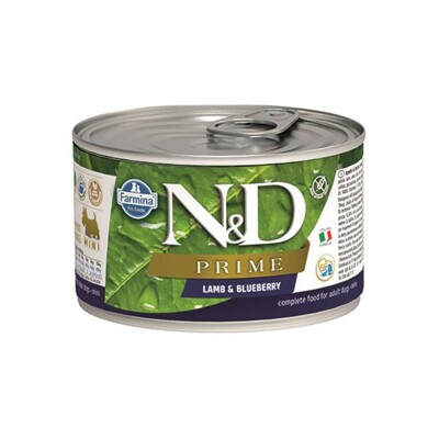 Farmina N&amp;D dog PRIME lamb &amp; blueberry konzerva 140 g