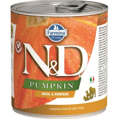 Farmina N&amp;D dog PUMPKIN &amp; quail konzerva 285 g