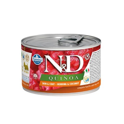 Farmina N&amp;D dog QUINOA herring &amp; coconut konzerva 140 g