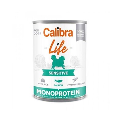 Calibra KONZERVA dog Adult Life sensitive Salmon &amp; Rice 6 x 400g