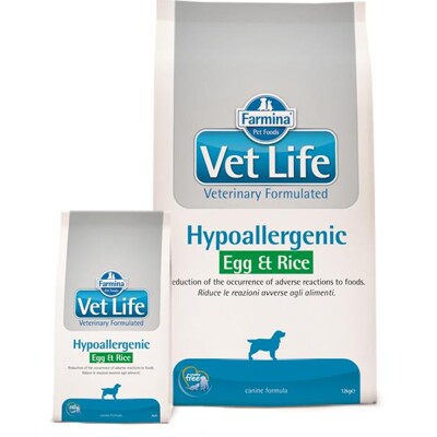 Farmina Vet Life dog hypoallergenic, egg &amp; rice 2 kg (2 kg)