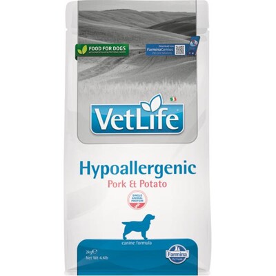 Farmina Vet Life dog hypoallergenic, pork &amp; potato 2 kg (2 kg)