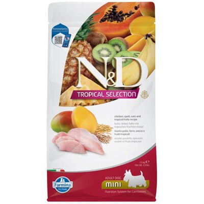 Farmina N&amp;D dog TROPICAL SELECTION (AG) adult mini, chicken 1,5 kg