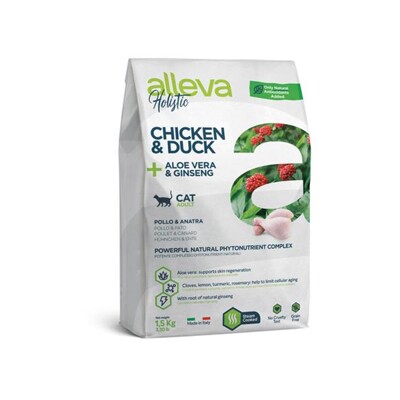 Alleva HOLISTIC cat adult chicken &amp; duck 1,5 kg