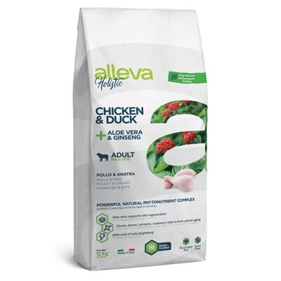 Alleva HOLISTIC dog adult maxi chicken &amp; duck 12 kg
