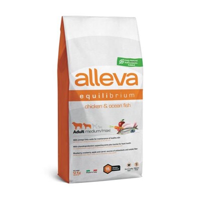 Alleva SP EQUILIBRIUM dog adult chicken &amp; ocean fish 12 kg